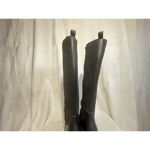 MIA Elisenda Black Knee‑High Riding Style Boots Women's 8.5M Faux Leather NIB